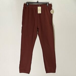 NWT Pact Sweatpants Mahogany 100% Organic Cotton